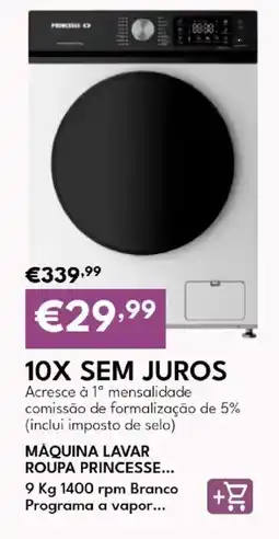 Radio Popular Máquina lavar roupa princesse promoção