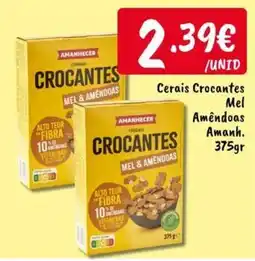 Ponto Fresco Amanhecer cereais crocantes mel e amêndoas promoção