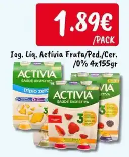 Ponto Fresco Iog. Líq. Activia Fruta/Ped./Cer. promoção