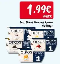 Ponto Fresco Iog. Oikos Danone Gama promoção