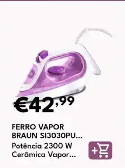 Radio Popular Ferro vapor braun promoção