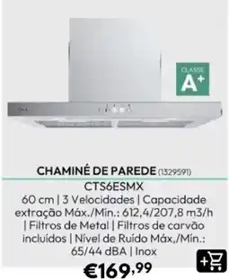 Radio Popular Chaminé de parede cts6esmx promoção