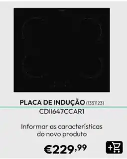 Radio Popular Placa de indução cdii647ccar1 promoção