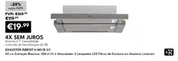Radio Popular Exaustor indesit h 461 ix.1/1 promoção