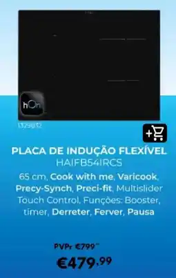Radio Popular hOn placa de indução flexível haifb54ircs promoção