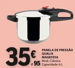 E.Leclerc Panela de pressão qualix promoção