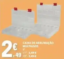 E.Leclerc Caixa de arrumacao multiusos promoção