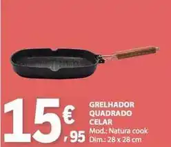 E.Leclerc Celar - grelhador quadrado promoção