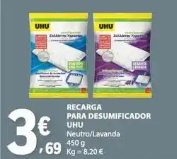 E.Leclerc Uhu - recarga para desumidificador promoção