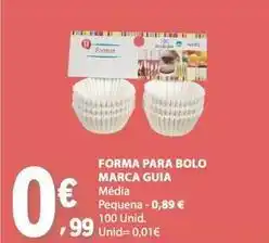 E.Leclerc Marca guia - forma para bolo promoção