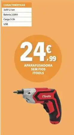 E.Leclerc Itools - aparafusadora sem fios promoção