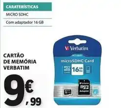 E.Leclerc com - cartao de memoria verbatim promoção