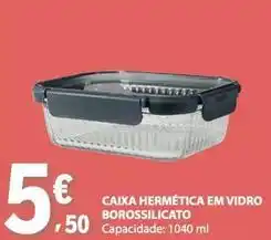 E.Leclerc Caixa hermetica em vidro borossilicato promoção