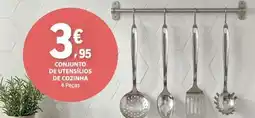 E.Leclerc Conjunto de utensilios de cozinha promoção