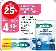Intermarché Polident - pastilhas de limpeza promoção