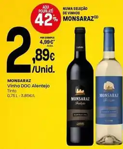 Intermarché Monsaraz - vinho doc alentejo promoção