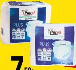 Intermarché Porsi - cueca de incontinencia plus promoção