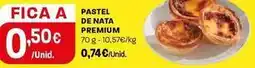 Intermarché Pastel de nata premium promoção