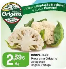 Intermarché Programa origens - couve-flor promoção