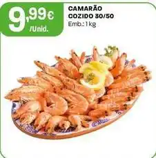 Intermarché Camarão cozido 30/50 promoção