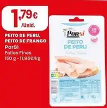 Intermarché Porsi - peito de peru/frango fatias finas promoção