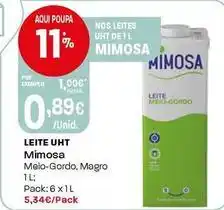 Intermarché Mimosa - leite uht promoção