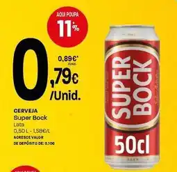 Intermarché Super bock - cerveja promoção