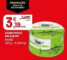 Intermarché Porsi - atum posta em azeite promoção