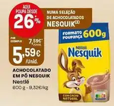 Intermarché Nestlé - achocolatado em po nesquik promoção