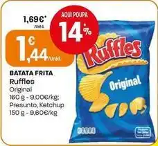 Intermarché Ruffles - batata frita promoção