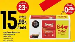Intermarché Nescafé - cafe em capsulas dolce gusto promoção