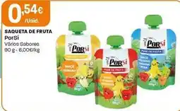 Intermarché Porsi - saqueta de fruta promoção