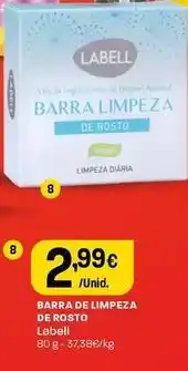 Intermarché Labell - barra de limpeza de rosto promoção