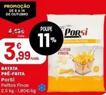 Intermarché Porsi - batata pre-frita promoção
