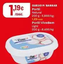 Intermarché Porsi - queijo p/barrar promoção