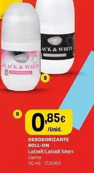 Intermarché Labell/labell men - desodorizante roll-on promoção