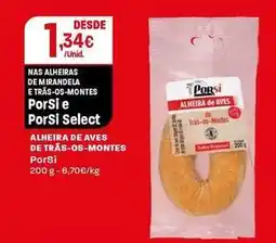 Intermarché Porsi - alheira de aves de tras-os-montes promoção