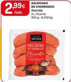 Intermarché Sorraia - salsicha de churrasco promoção