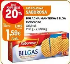 Intermarché Saborosa - bolacha manteiga belga promoção