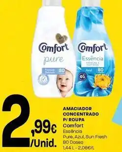 Intermarché Comfort - amaciador concentrado p/ roupa promoção