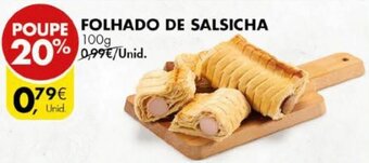 Pingo Doce Folhado de Salsicha 100g promoção