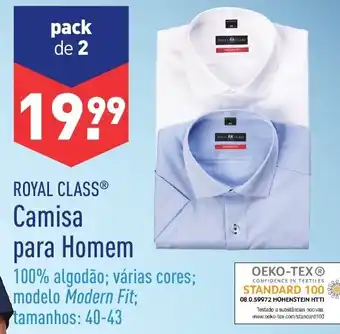 ALDI Royal Class Camisa para Homem promoção