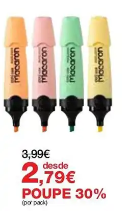 Staples Macaron promoção