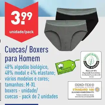 ALDI Cuecas/Boxer para Homem promoção