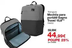Staples Targus Mochila para portátil Sagno Travel 15,6" promoção