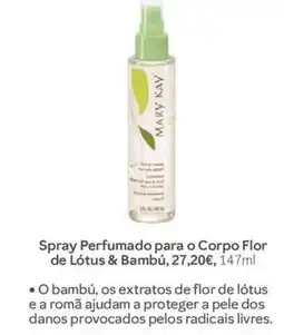 Mary Kay Spray Perfumado para o Corpo Flor de Lótus & Bambú promoção