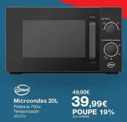 Staples Smart Microondas 20L promoção