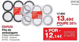 Staples Staples fita de embalagem promoção