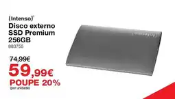 Staples Intenso disco externo ssd premium promoção