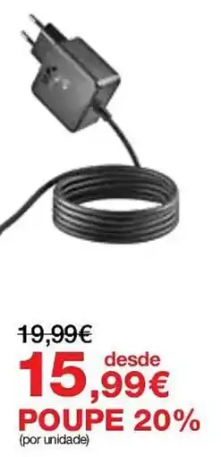 Staples carregador promoção